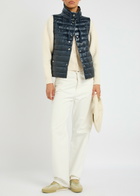 Herno Ultralite Reversible Quilted Shell Gilet Navy