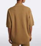Max Mara Oversized knitted polo shirt