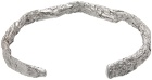Completedworks SSENSE Exclusive Silver Foil Cuff Bracelet