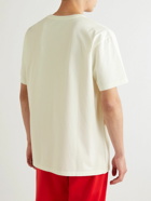 GUCCI - Printed Cotton-Jersey T-Shirt - Neutrals