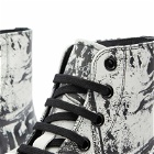 Alexander McQueen Men's Jacket Print Tread Slick Boot Sneakers in White/Black