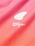 MSFTSrep - Logo-Print Tie-Dyed Cotton-Jersey Hoodie - Orange
