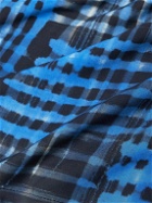 SUKU - Winter Checked Bamboo-Jersey Pyjama Set - Blue