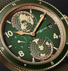 Montblanc - 1858 Géosphère Limited Edition Automatic 42mm Bronze and NATO Watch, Ref. No. 119909 - Green