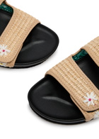 Arizona Love Apache Flower Raffia Sandals Multicoloured