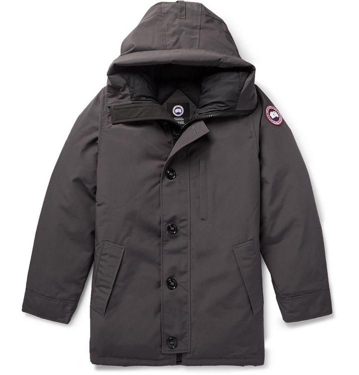 Photo: Canada Goose - Chateau Shell Hooded Down Parka - Men - Anthracite