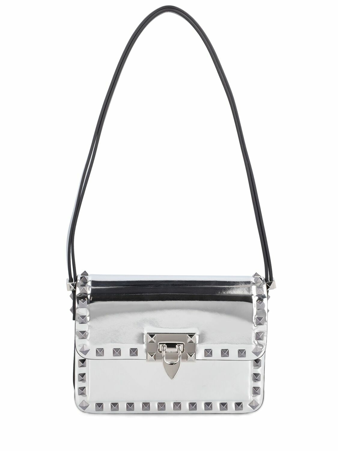 VALENTINO GARAVANI - Small Rockstud Mirror Shoulder Bag