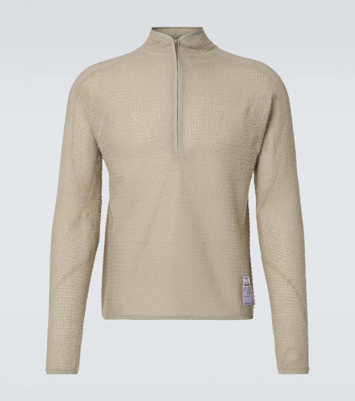 トップス sh SATISFY GhostFleece Half-Zip SATISFY Ghostfleece Half-Zip Black | HAVEN