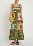 Alemais Contina Printed Woven Maxi Dress Multicoloured