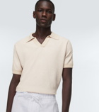 Frescobol Carioca Rino cotton and silk polo shirt