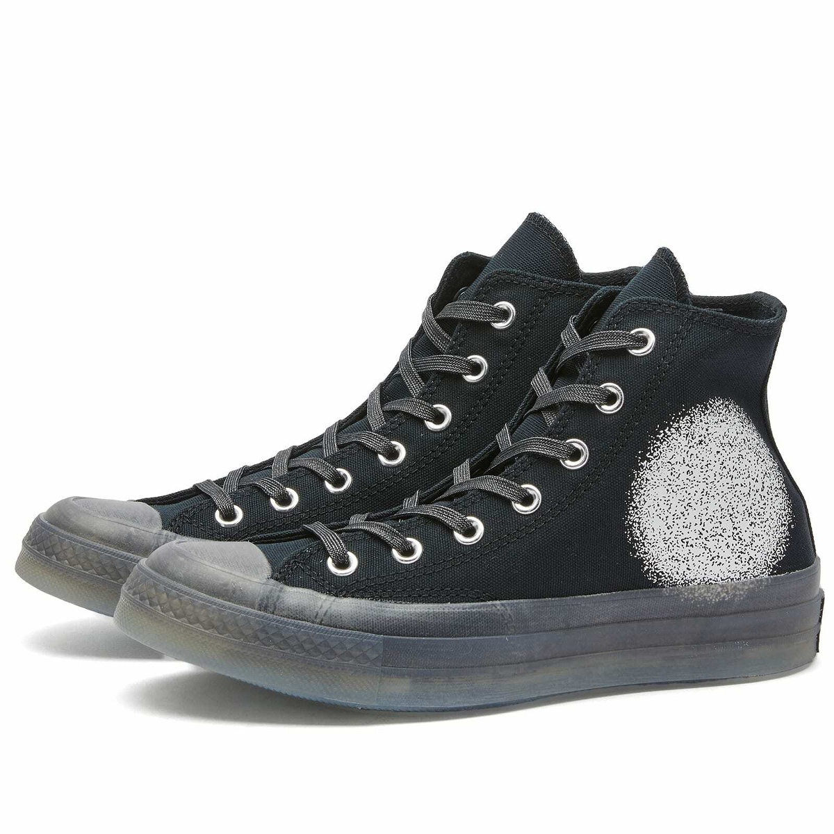 Converse x Turnstile CT70 Hi-Top Sneakers in Black/Grey/White Converse