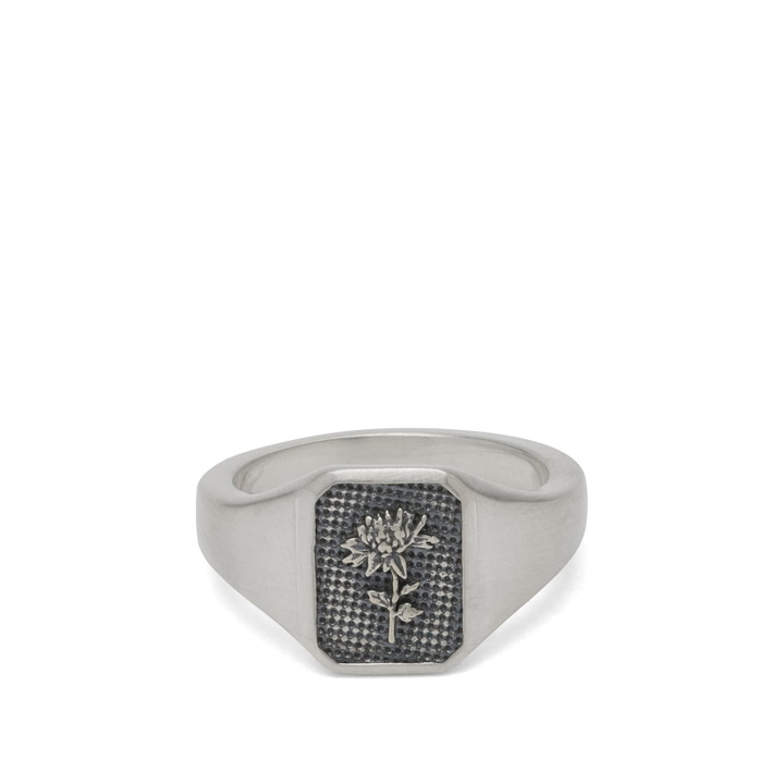 Photo: Serge DeNimes Men's Chrysanth Ring in Silver