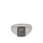 Serge DeNimes Men's Chrysanth Ring in Silver