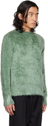 Jil Sander Green Crewneck Sweater