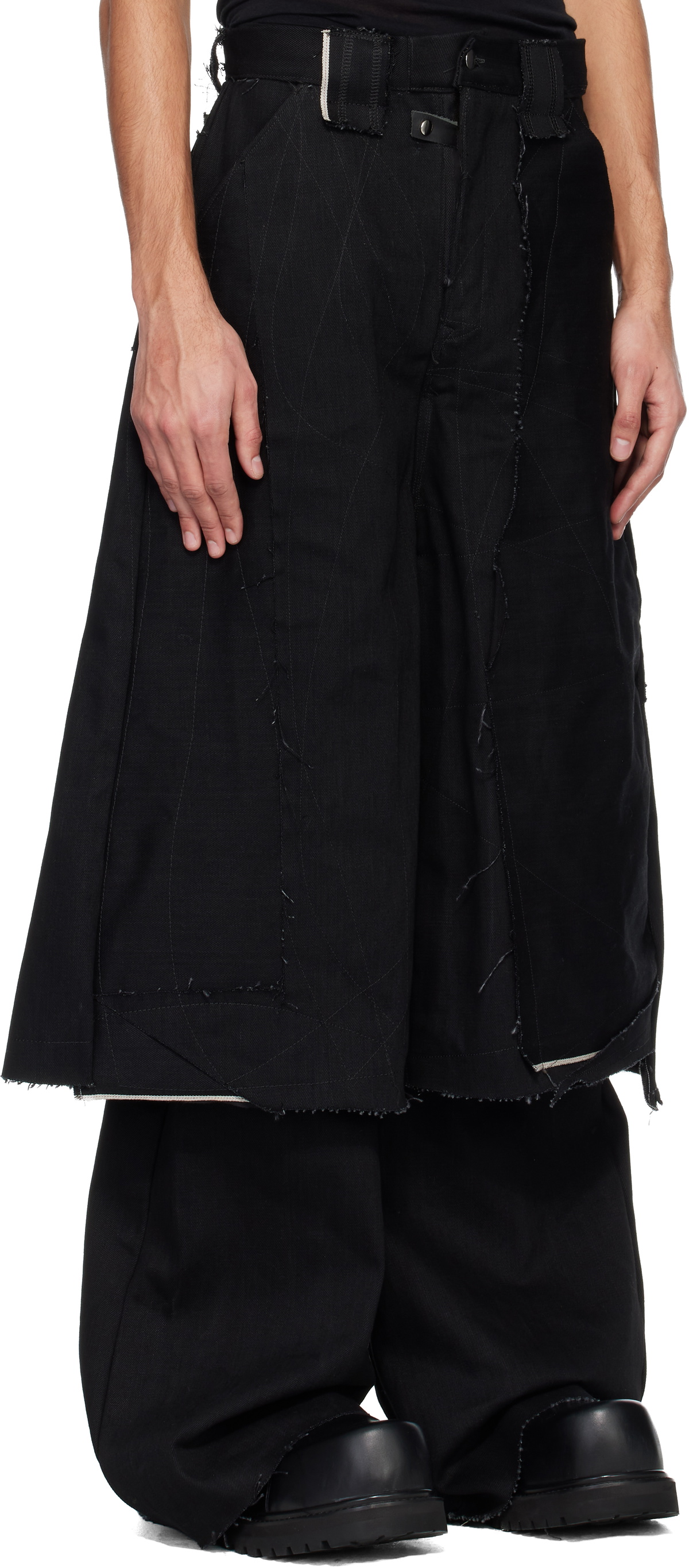 Swampgod Black 3/4 Fisolo Trousers