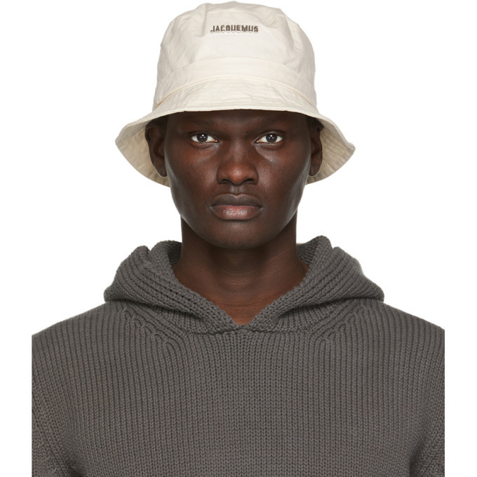 Photo: Jacquemus Off-White Le Bob Gadjo Bucket Hat