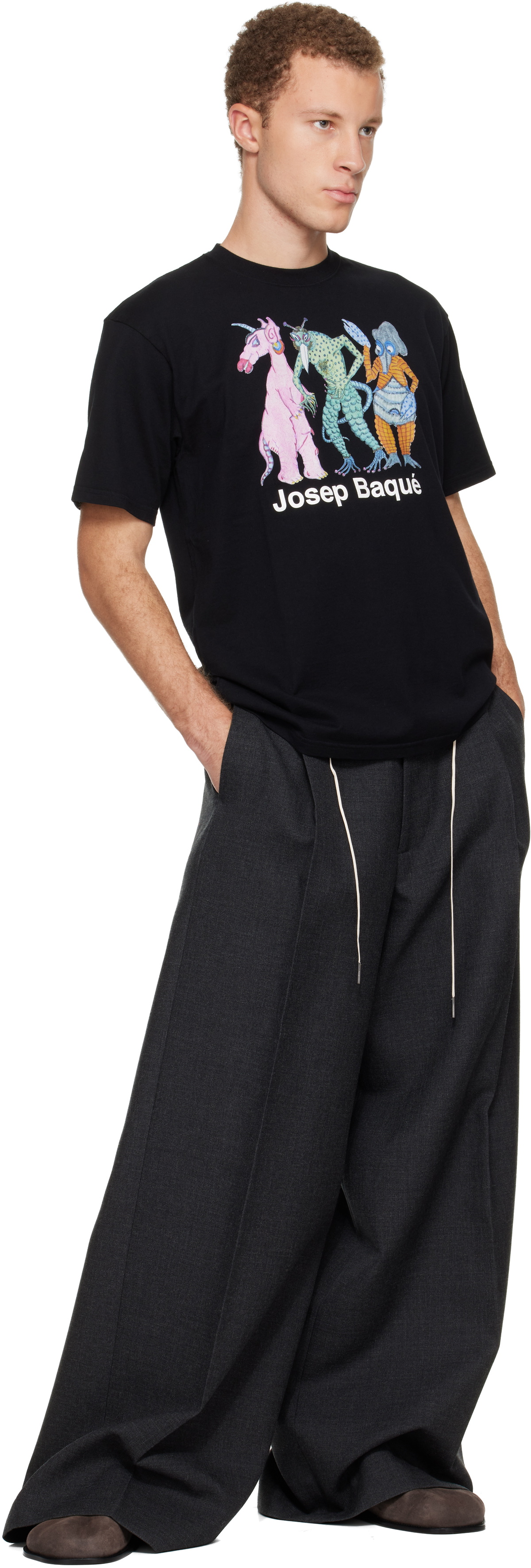 UNDERCOVER Black UC2E3804 T-shirt