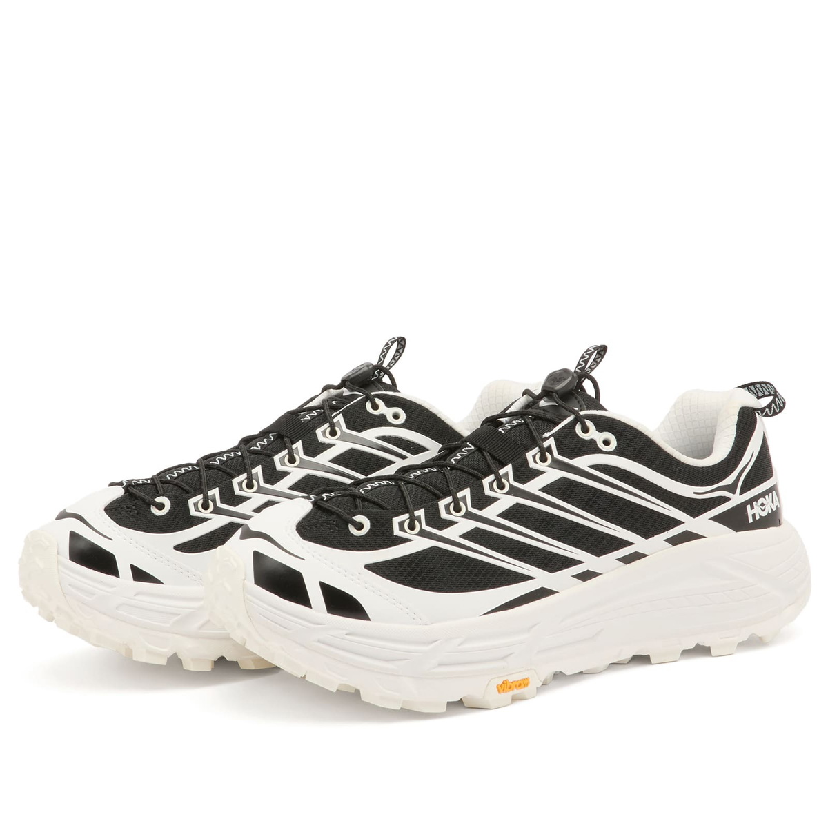HOKA ONE ONE U Mafate Three2 Sneaker in Frost/Black