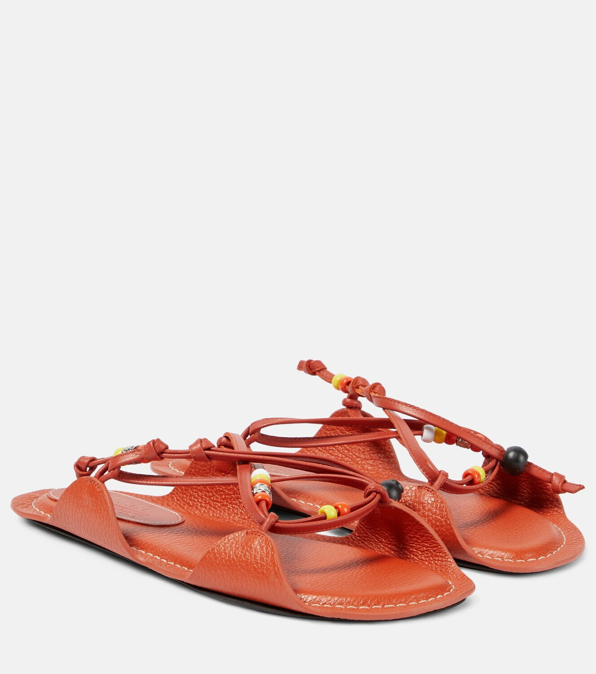 Marni X No Vacancy Inn beaded leather sandals Marni