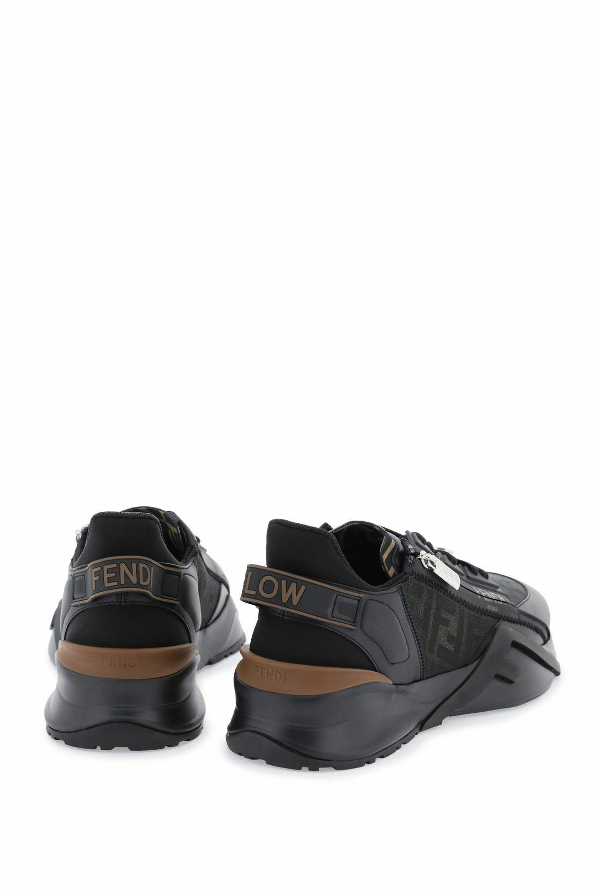 【FENDI】Fendi Flow Sneakers Black Fendi Flow Sneakers Technical fabric Black | Fendi