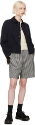 Comme des Garçons Girl Navy Peter Pan Collar Jacket