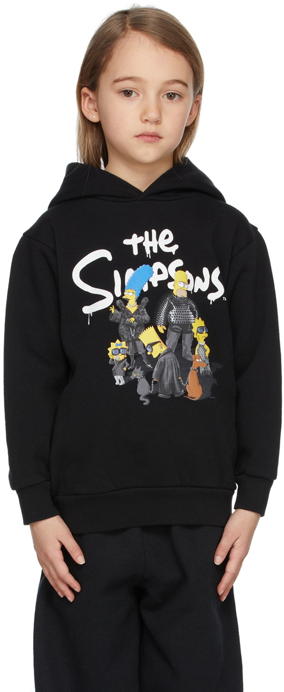 Balenciaga Kids Kids Black The Simpsons Edition Hoodie Balenciaga Kids