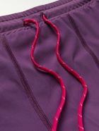 DISTRICT VISION - TomTom Half Tight Logo-Print Stretch Tech-Shell Drawstring Shorts - Purple