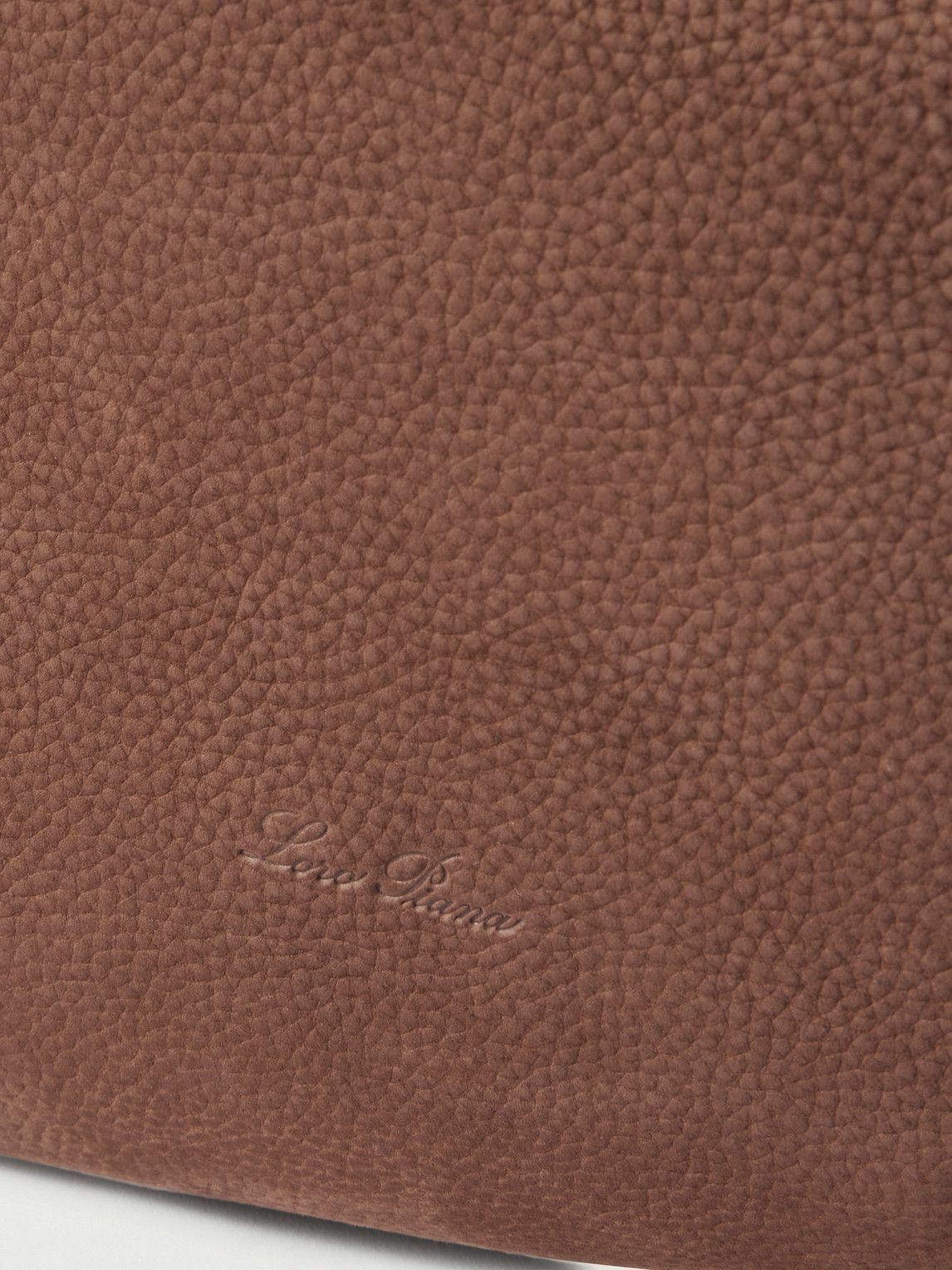 Loro Piana - Bale Extra-Large Leather-Trimmed Full-Grain Nubuck Tote Bag