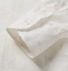 Boglioli - Slim-Fit Slub Linen Shirt - Men - Off-white