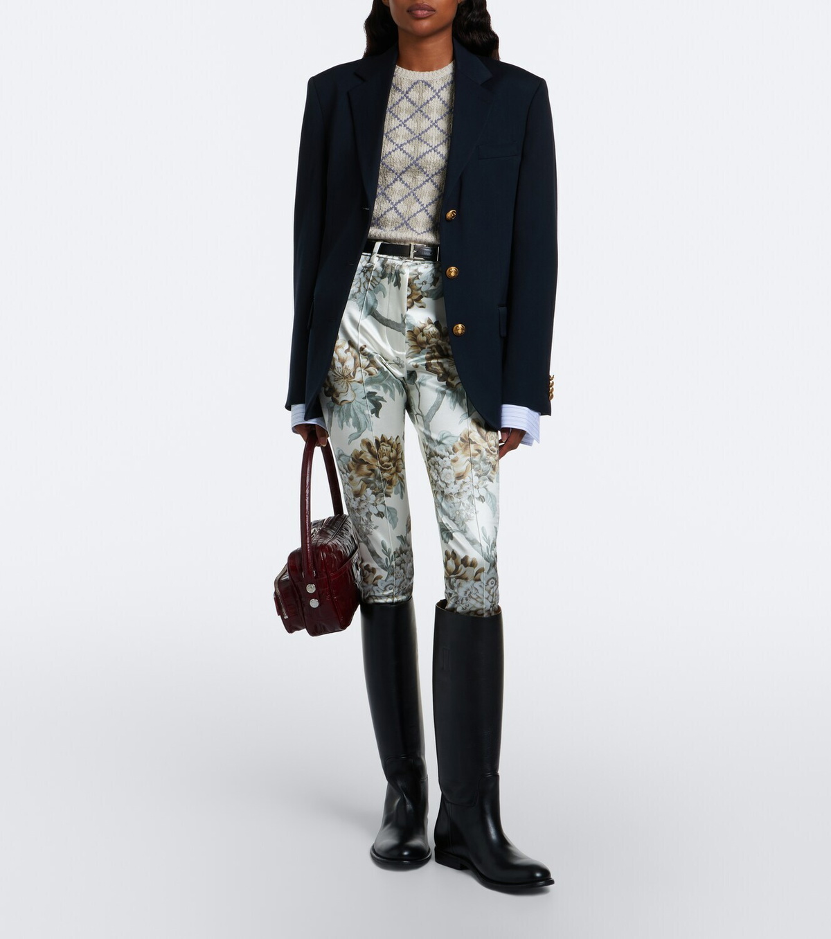 Acne Studios Layered wool blazer