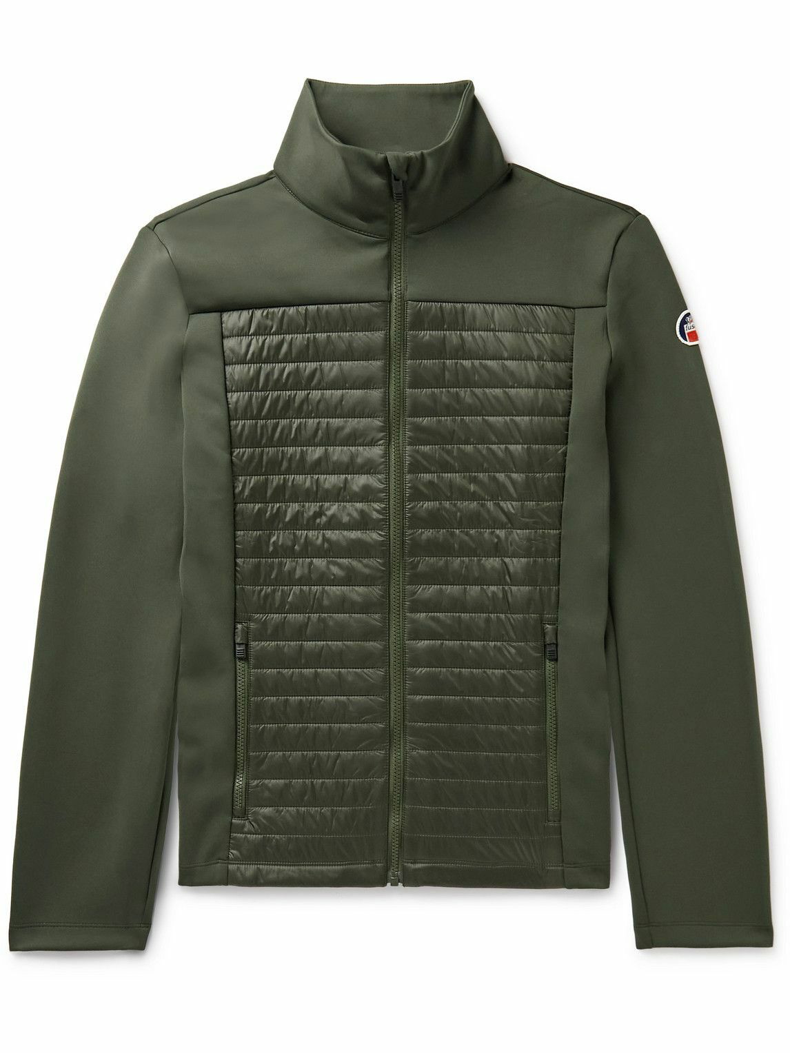 Photo: Fusalp - Aspon II Slim-Fit Panelled Stretch-Jersey and Quilted Shell Jacket - Green