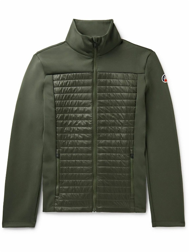 Photo: Fusalp - Aspon II Slim-Fit Panelled Stretch-Jersey and Quilted Shell Jacket - Green