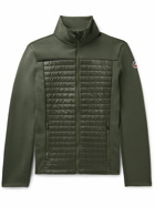 Fusalp - Aspon II Slim-Fit Panelled Stretch-Jersey and Quilted Shell Jacket - Green