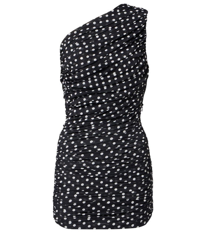 Photo: Patou Polka-dot one-shoulder minidress