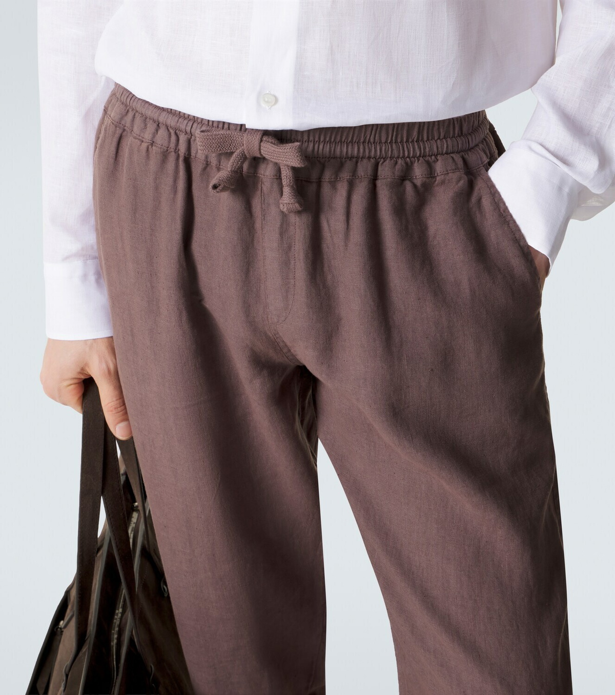 Fedeli Linen straight pants