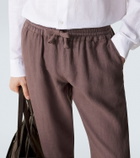 Fedeli Linen straight pants
