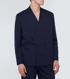 Kenzo Pinstripe cotton and linen jacket