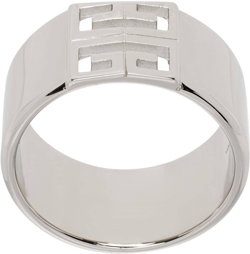 Givenchy Silver 4G Ring Givenchy