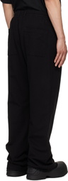 We11done Black Piercing Sweatpants