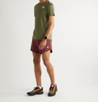 DISTRICT VISION - Spino Slim-Fit Stretch-Shell Shorts - Burgundy
