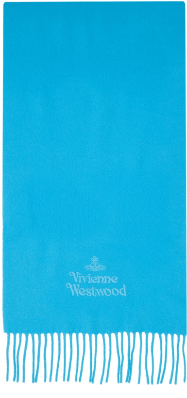 Photo: Vivienne Westwood Blue Embroidered Scarf