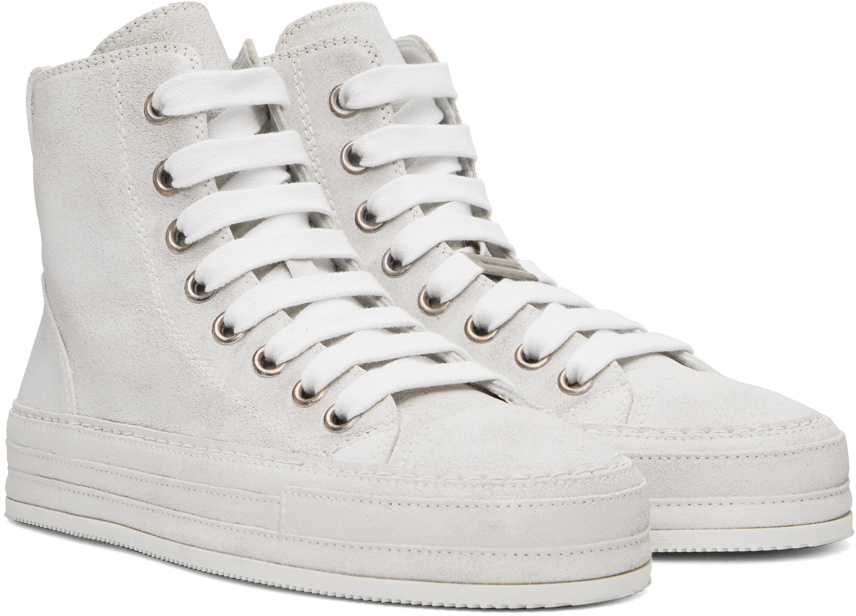 Ann Demeulemeester White Raven Sneakers