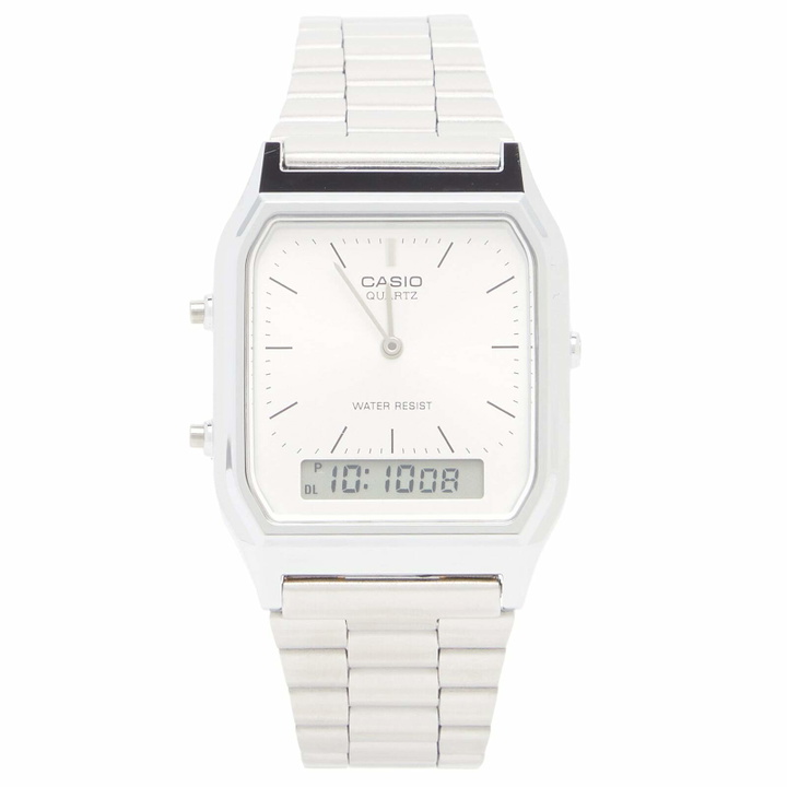 Photo: G-Shock Women's Casio Vintage AQ-230A Watch in Silver 