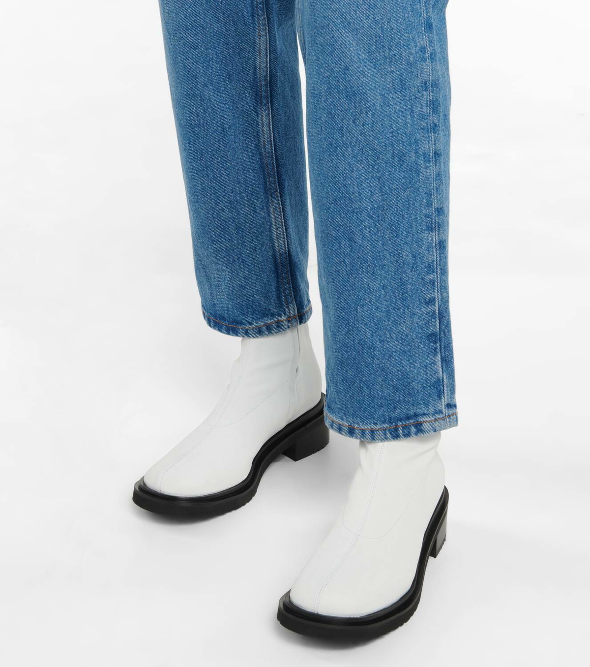 By Far Kah leather ankle boots
