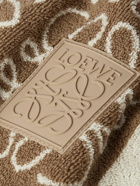Loewe - Paula's Ibiza Logo-Appliquéd Cotton-Terry Jacquard Towel
