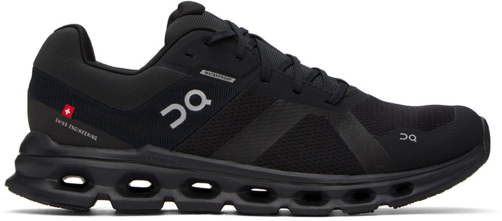 Photo: On Black Cloudrunner Waterproof Sneakers