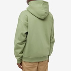 Nike Men's Solo Swoosh Fleece Full Zip Hoody in Oil Green/White