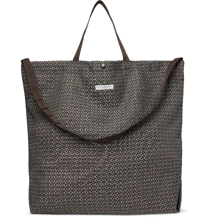 Photo: Engineered Garments - Jacquard Tote Bag - Brown