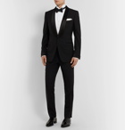 TOM FORD - White Slim-Fit Wing-Collar Pleated Bib-Front Cotton Tuxedo Shirt - White