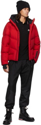 Moncler Grenoble Red Down Arcesaz Jacket